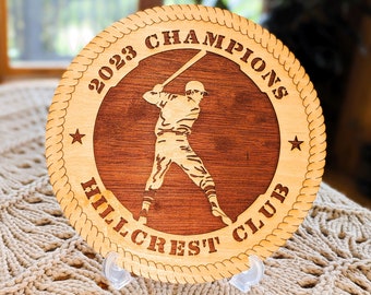 Brand New Personalized Wooden Plaque - Baseball - FREE SHIPPING