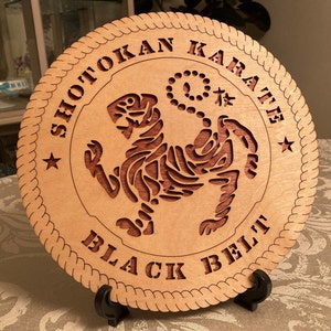 Brand New Personalized Martial Arts Wooden Plaque - Shotokan Karate - FREE SHIPPING
