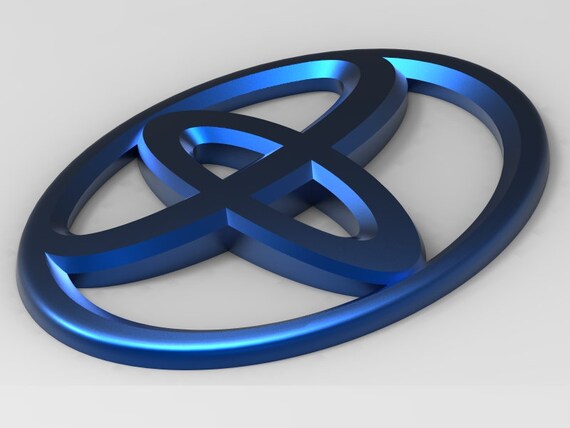 Toyota Insignia Logo 3d Printable Stl File Etsy