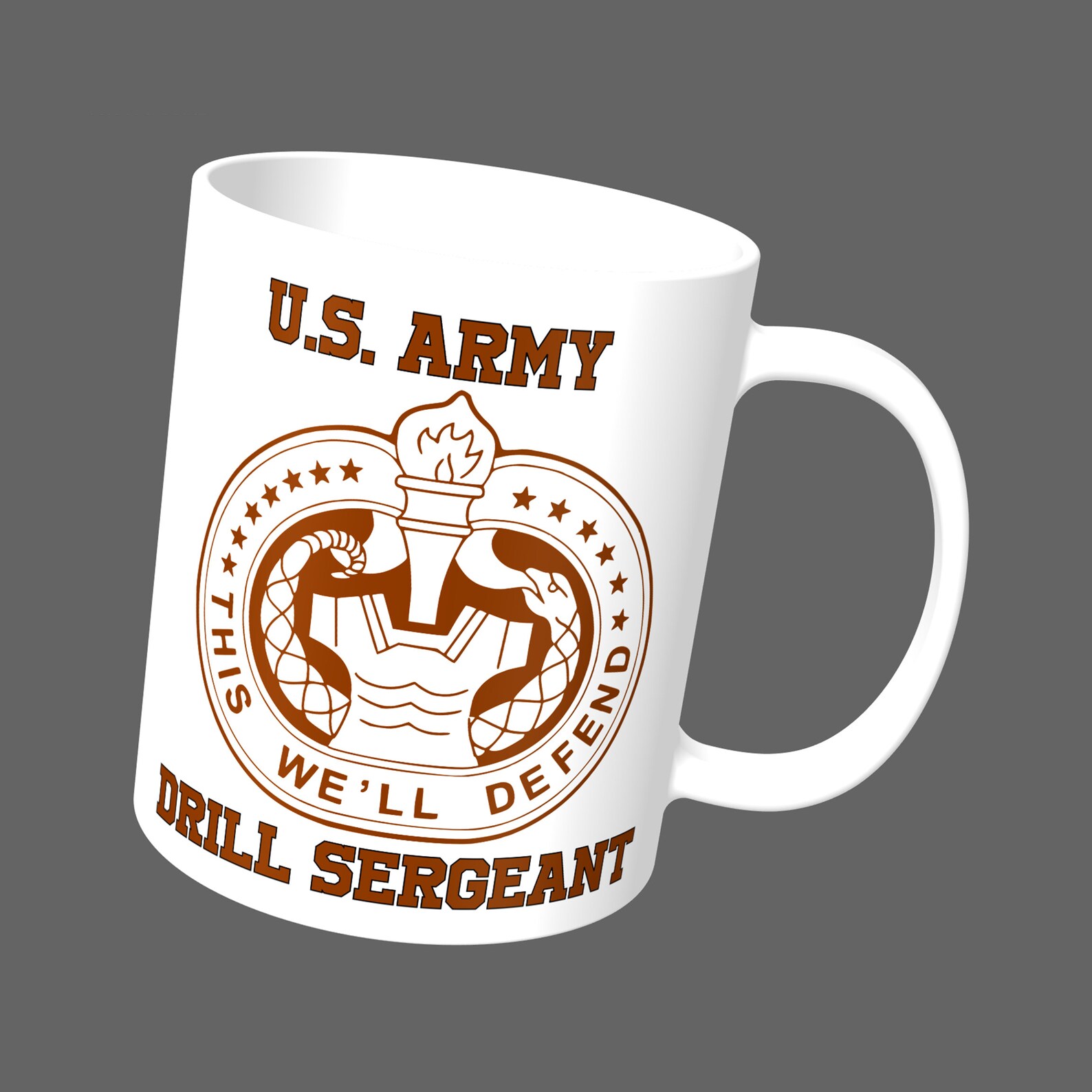 Brand New Coffee Mug United States Army Drill Sergeant Etsy