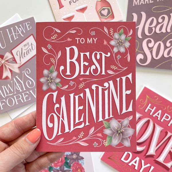 Galentines Day Card, Friendiversary Card for Her, Greeting Card for BFF, Best Friend Gift, Valentine for Sister, Girl Gang Card, Lady Friend