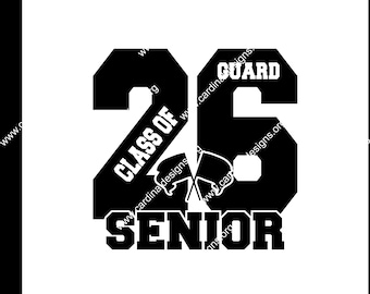 Class of 2026 Color Guard SVG AI JPEG design