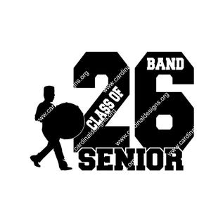 Class of 2026 Marching Band SVG AI JPEG design - Drums percussion