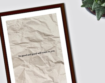 Good Vibes Only Print: Motivierendes Zitat, Instant Download (Digitaler Download)