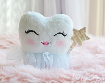 En el aro Hada de los Dientes Felpa Softie Máquina Bordado Diseño Digital ITH Descargar