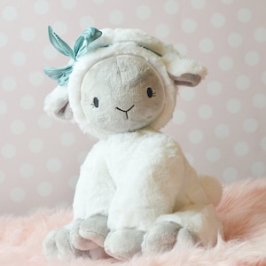 In the Hoop Lenore Lamb Sheep Plush Softie Pattern Machine Embroidery Design Digital ITH Download