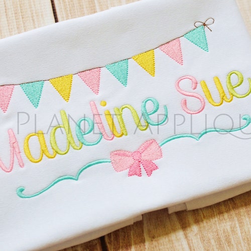 Madeline Cursive Script Monogram Font Machine Embroidery Designs