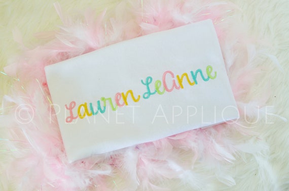 Lauren Cursive Script Monogram Font Alphabet Machine - Etsy