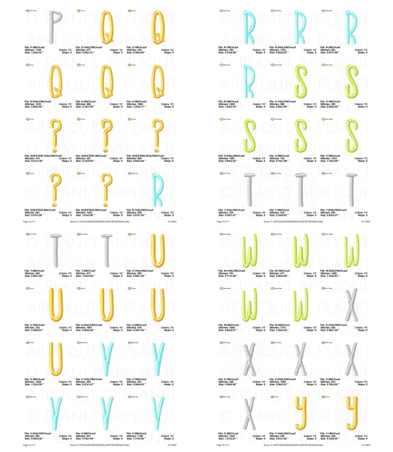 Luke Plain Monogram Font Alphabet Machine Embroidery Designs - Etsy