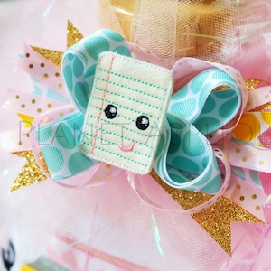 In the Hoop Back to School Felties Design For Machine Embroidery Digital ITH Download