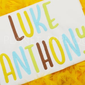 Luke Plain Monogram Font Alphabet Machine Embroidery Designs Handwriting