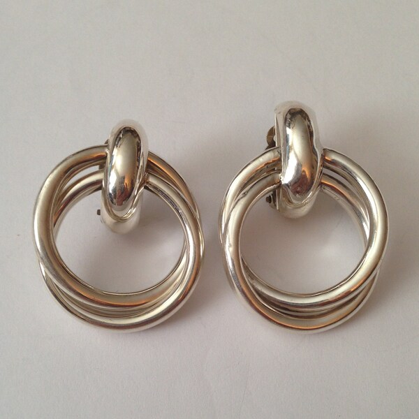 Sterling Silver Clip on Earrings Etsy