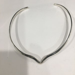 Beautiful sterling silver .925 collar necklace TURE 24g