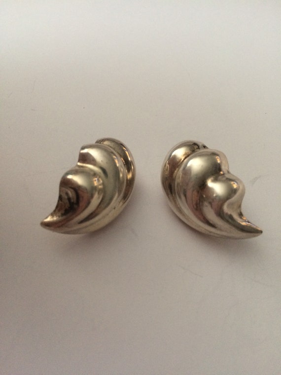 Designer sterling silver Earrings stamped .925 wi… - image 1