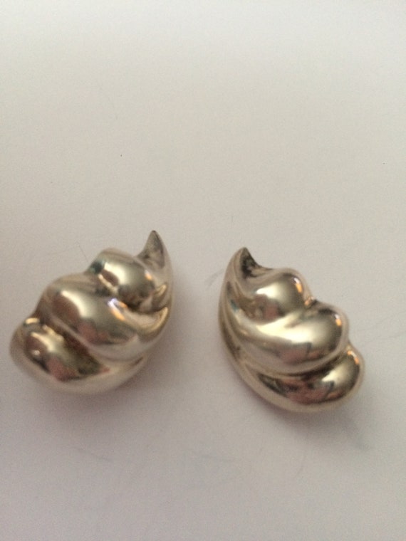 Designer sterling silver Earrings stamped .925 wi… - image 2