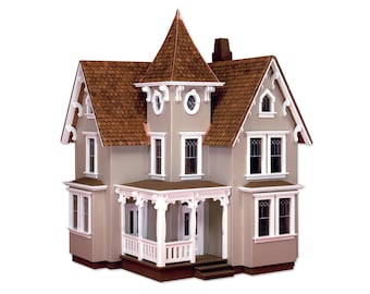 Vintage Madeline Old House in Paris Doll House. Working Door Bell