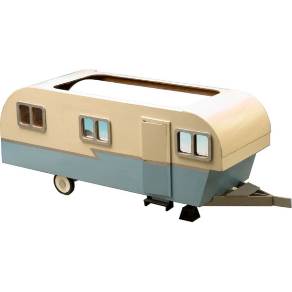 Travel Trailer Dollhouse Kit by Greenleaf Dollhouses