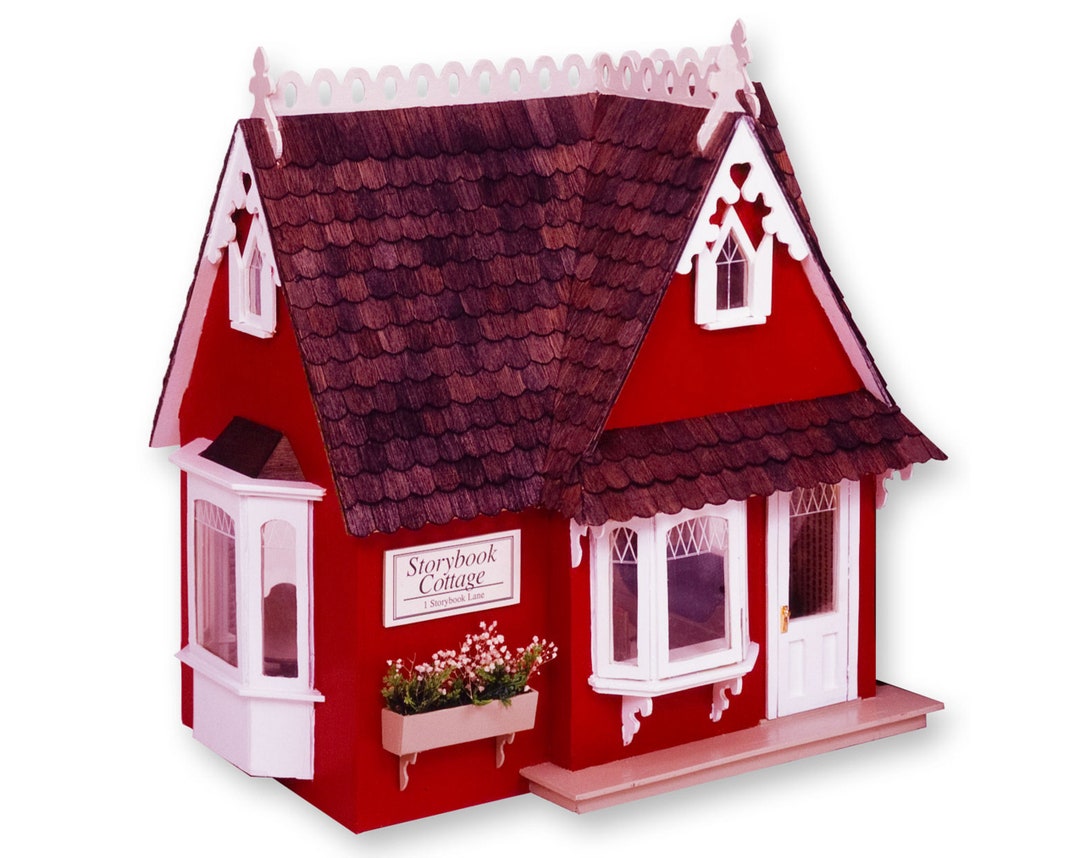 Storybook Cottage Dollhouse Kit by Greenleaf Dollhouses Etsy