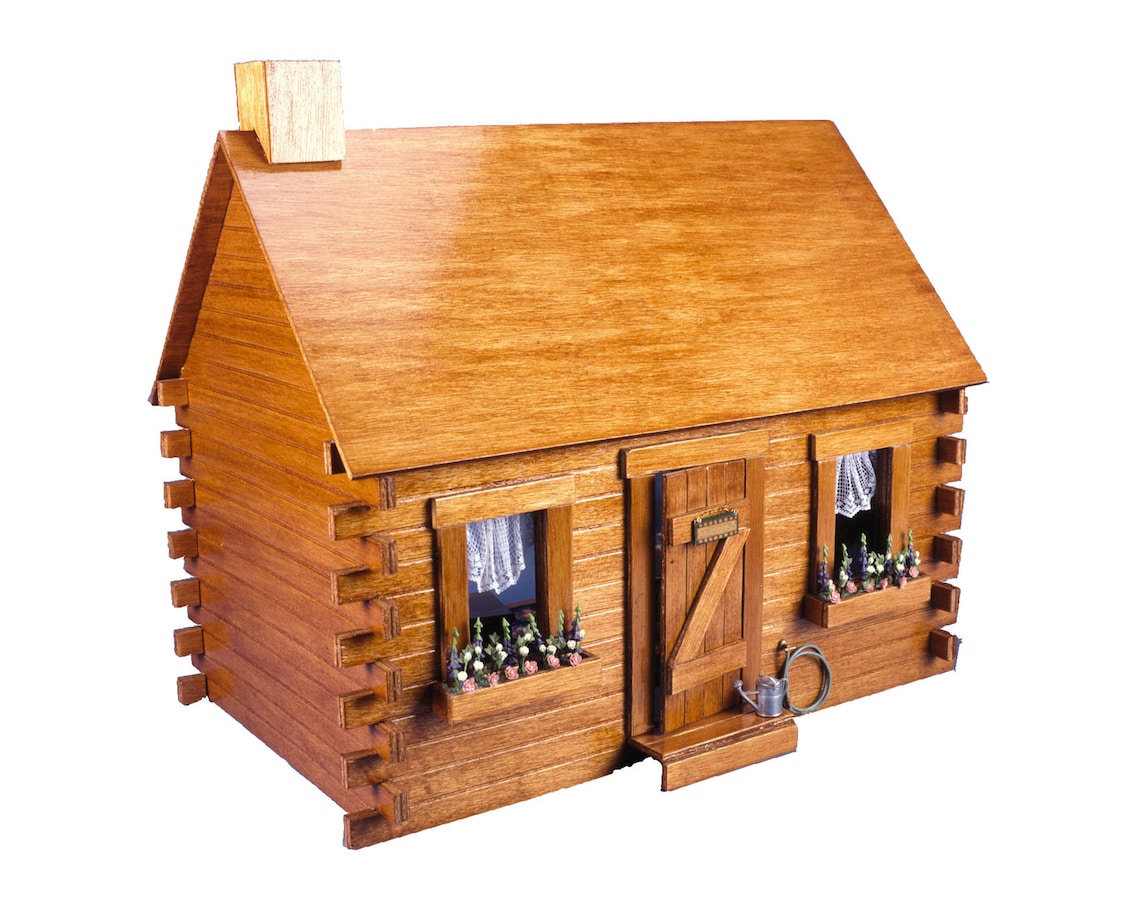 Shadybrook Cabin Dollhouse Kit by Greenleaf Dollhouses Etsy