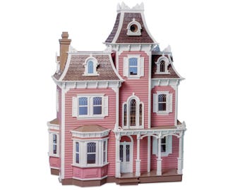 MADELINE’S OLD HOUSE IN PARIS DOLL HOUSE Vintage Madeline Old House in Paris Doll House. Working Door