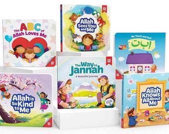Baby Bundle - Islamic Muslim Baby Children Arabic Alphabet Colorful Bookset