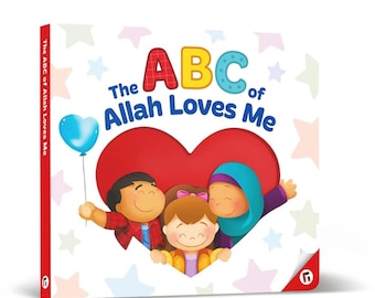 The ABC of Allah Loves Me Islamic Muslim Baby Children Arabic Alphabet Colorful Book