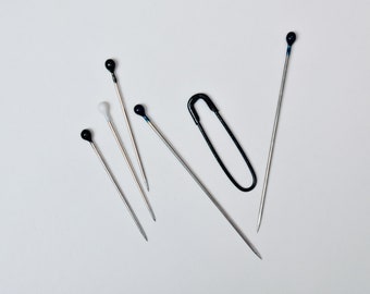 The Essentials Bundle Assorted Stainless Steel Thin Hijab Pins