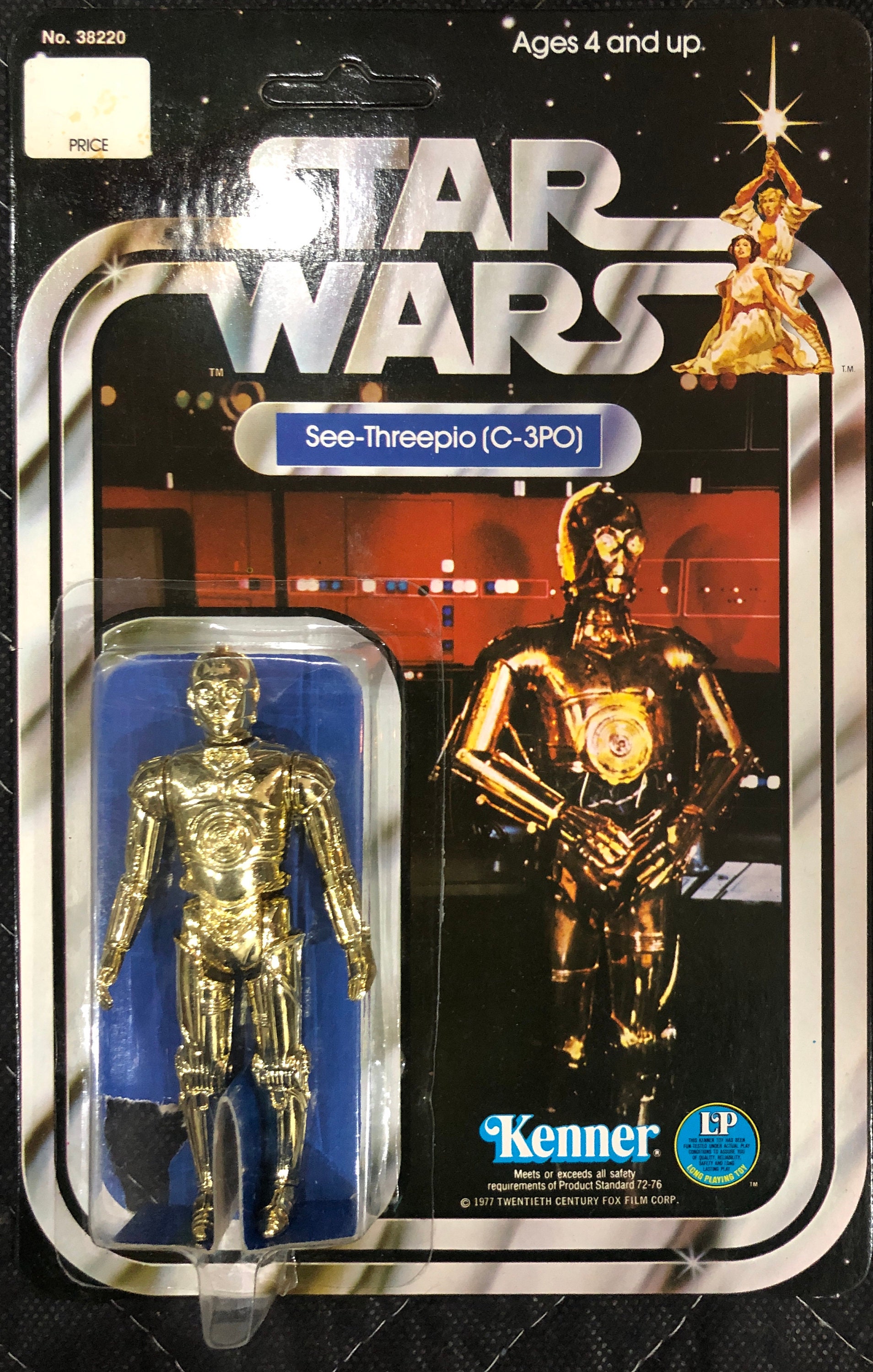 Vintage 1978 See-threepio C-3PO C-8 Star Wars 20A Kenner