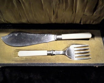 fish serving set etsy