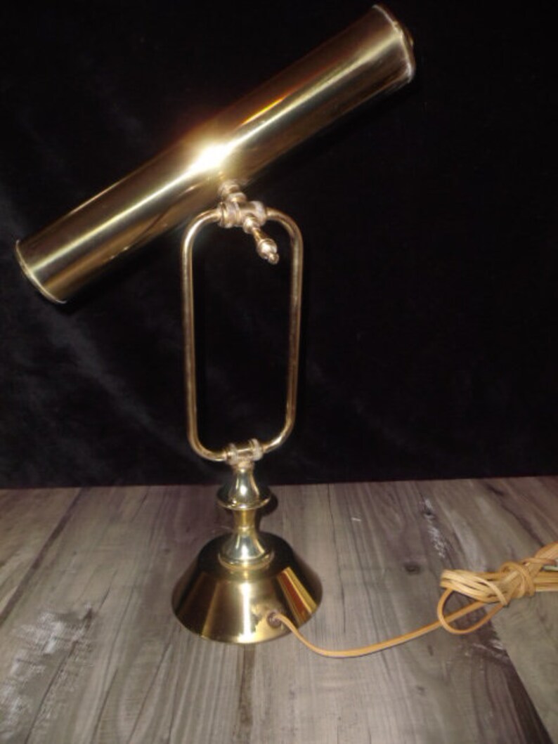 Vintage Brass Desk/ Piano/ Organ Lamp Etsy