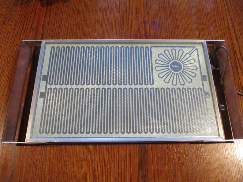 Vintage Salton Hot Tray Electric Food Warming Tray Etsy