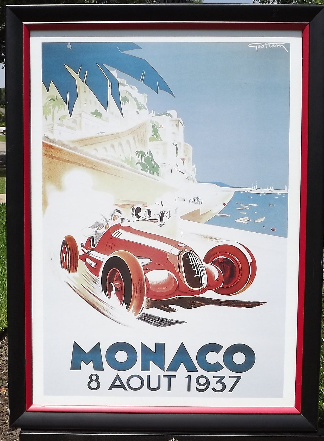 Tableau Décoratif Grand Prix Vintage
