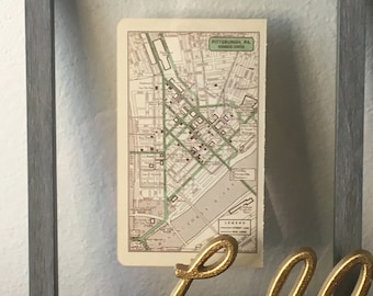 1950’s Pittsburgh Vintage Map- City Road Atlas
