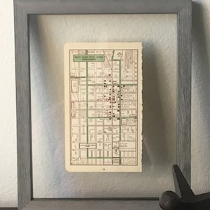 1950’s Salt Lake City Vintage Map- City Road Atlas