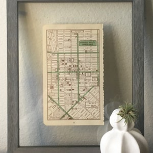 Mapa de Denver de 1950: Atlas de carreteras de la ciudad