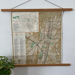 Guatemala-Stadt- Vintage Karte aus den 1970er Jahren