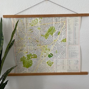 Athens, Greece- 1970’s Vintage Map