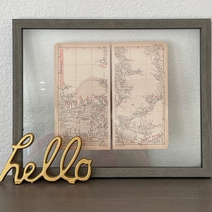 Vintage Glendale Map-  Vintage Road Atlas