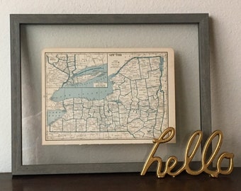 1930’s Vintage New York Map