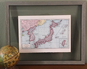 1940 年代の日本の第二次世界大戦地図 - ヴィンテージ アトラス - Etsy