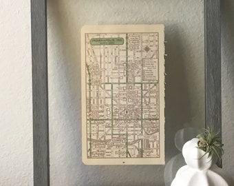 1950’s  Indianapolis Map- City Road Atlas