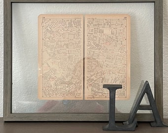 Vintage Los Angeles, Mid-City, Beverly Hills Map-  Vintage Road Atlas