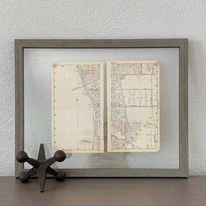 Vintage Redondo Beach, Hermosa Beach, Torrance Map 1950&#39;s - Vintage Road Atlas