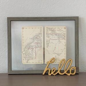 Vintage Palos Verdes & Torrance Karte 1950er Jahre - Vintage Road Atlas