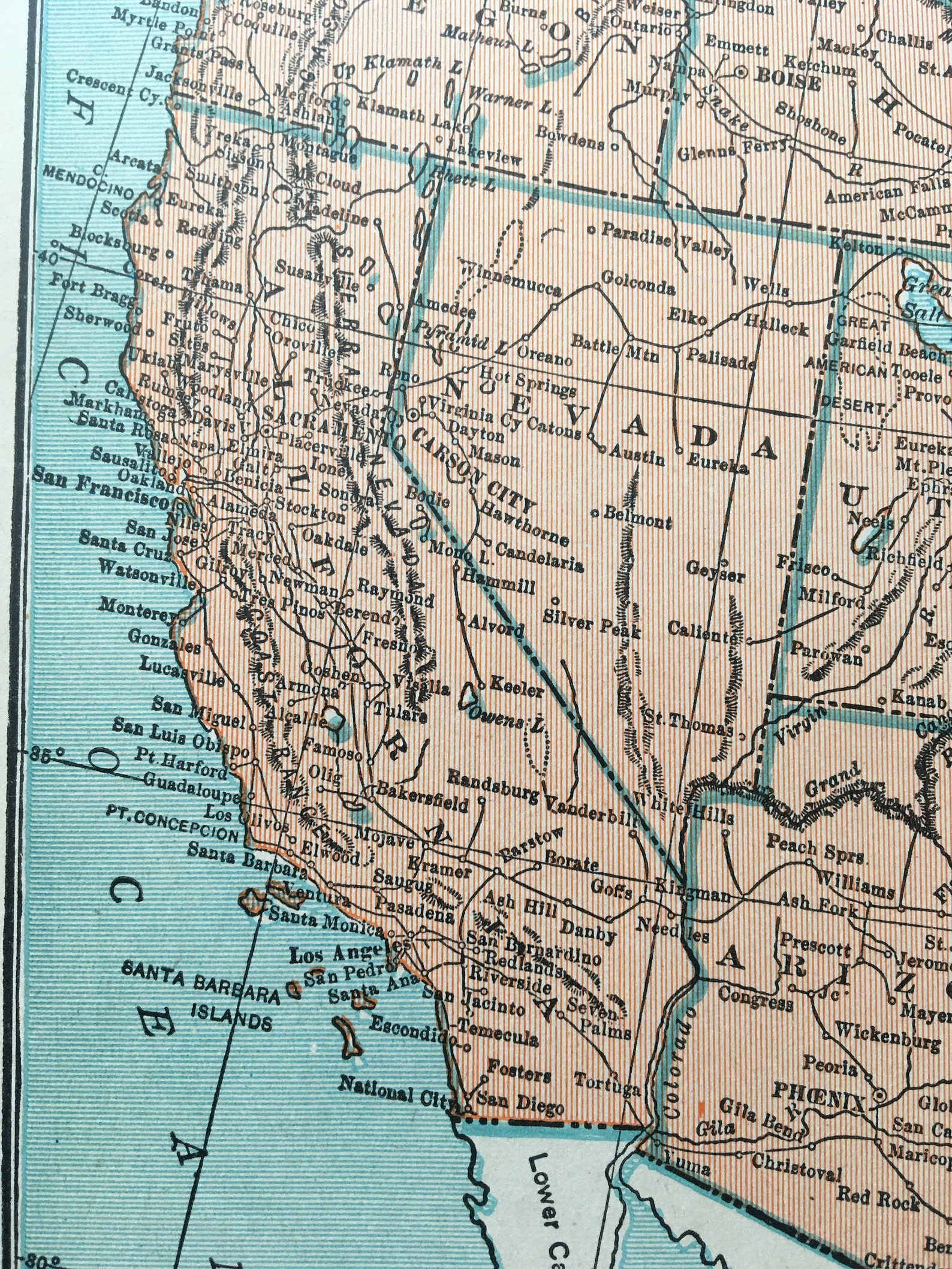 1930s US Vintage Map United States - Il 1588xN.2598659318 Et51 
