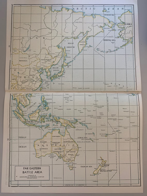 Map featuring countries of the far east | Library of Congress