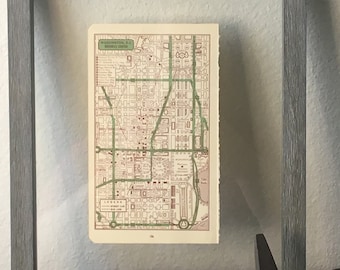 1950’s Washington DC Vintage Map- City Road Atlas