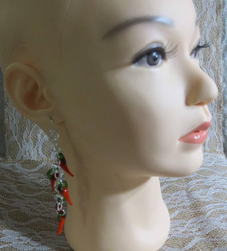 Jalapeno Pepper Earring