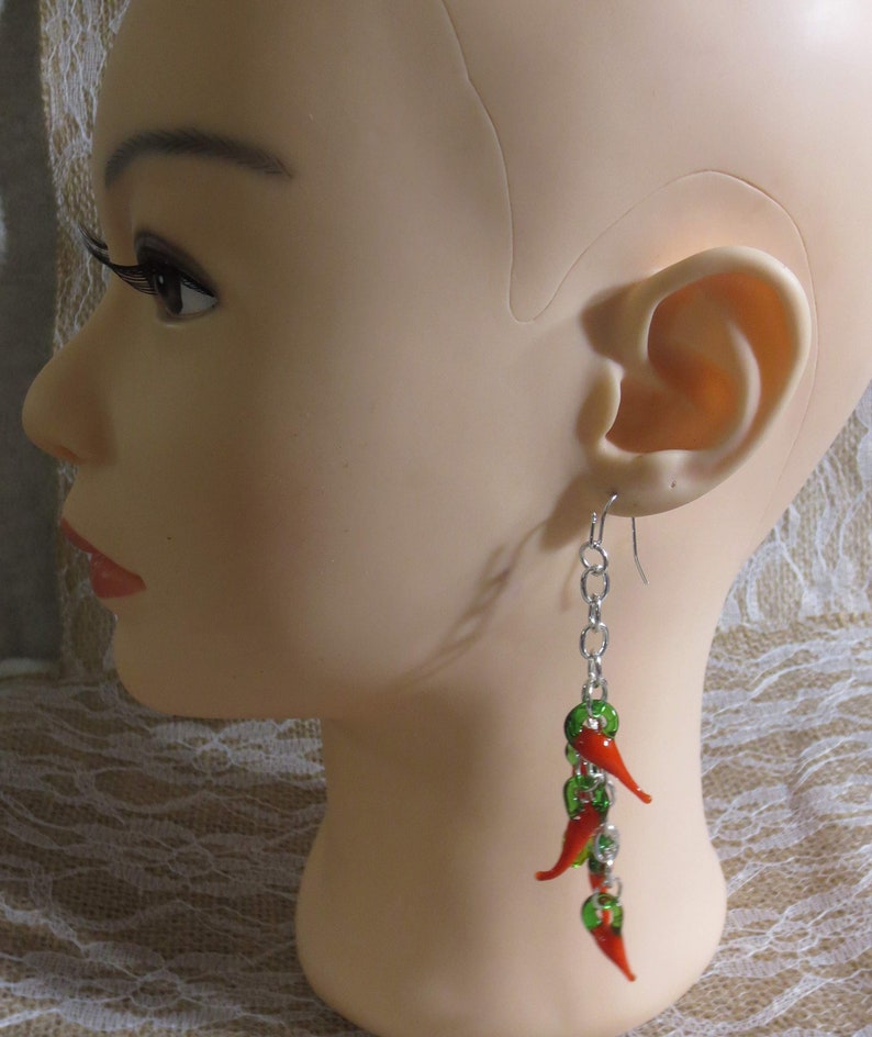 Jalapeno Pepper Earring