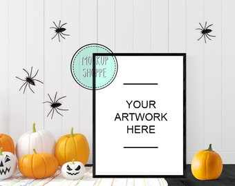 Download Halloween Frame Mockup Pumpkins Frame Mockup Vertical Frame Mockup Thanksgiving Frame Mockup Black Frame Mockup Free Psd Mockups Templates